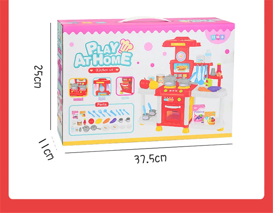Детская кухонная игрушка, кухонная утварь, имитирующий светильник, игрушка для дома, посуда, посуда, кухонный набор для детей, игрушки для девочек