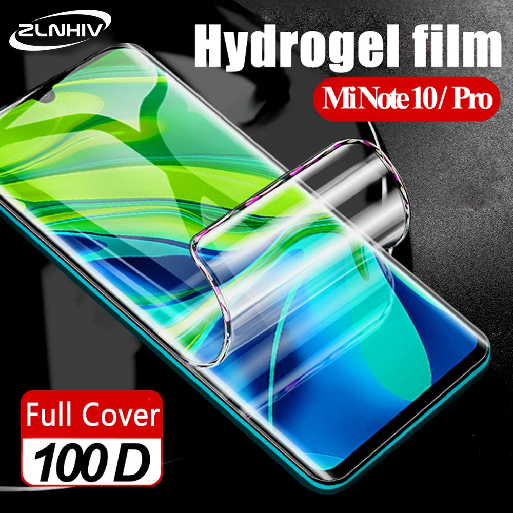 Гидрогелевая пленка zlnвич для xiaomi mi 9 se lite 9t cc9 cc9e защитная экрана телефона note 10 pro