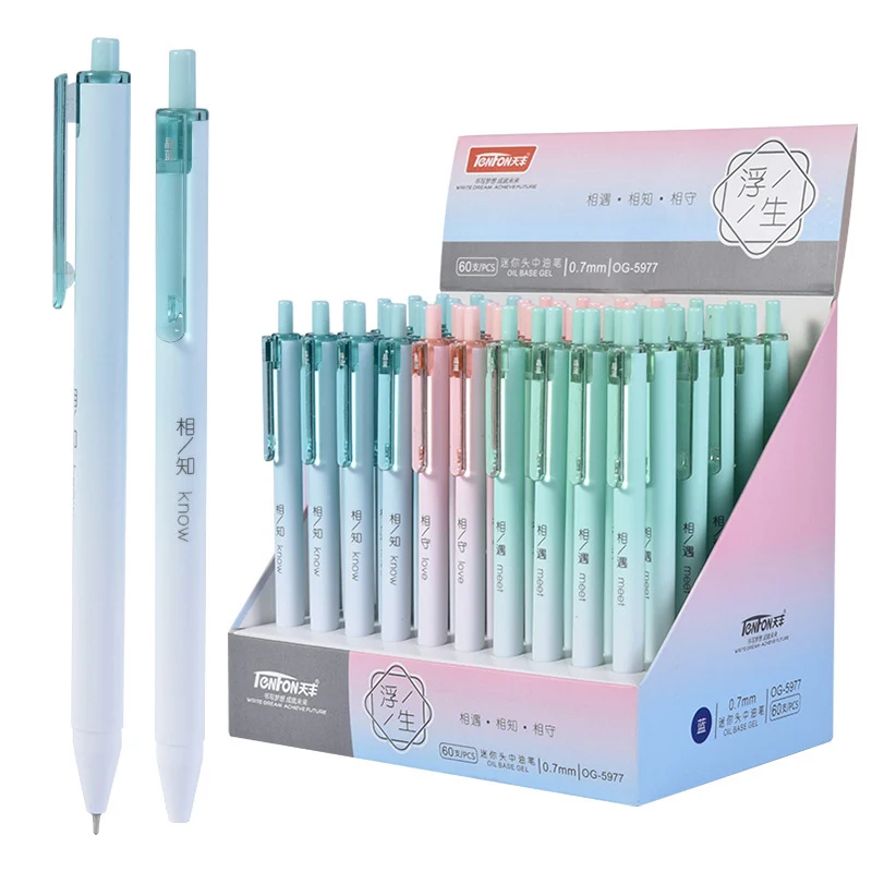 buy 1PC Cute Jelly Ballpoint Pens Novelty Creative Letter Ball Pens Kawaii Pens For Kid Girls Gift School Office Supplies Stationery