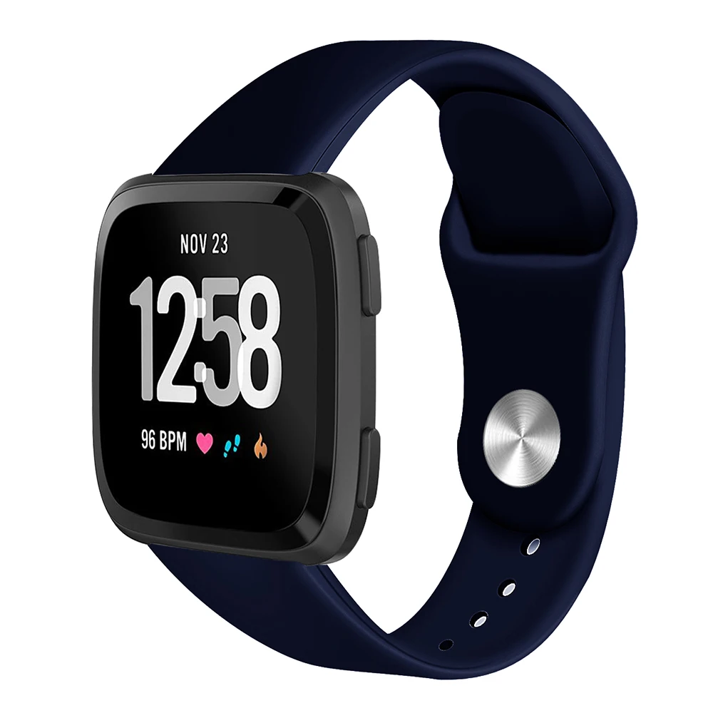 Hangrui Мягкие силиконовые умные часы ремешок для Fitbit Versa ремешок обратный Спортивный Браслет для Fitbit Versa Lite ремешок