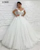 LORIE Princess Wedding Dress off The Shoulder 3D Lace Appliques Boho Bride Dresses Vestido De Novia Customized Ball Gowns 2022 5