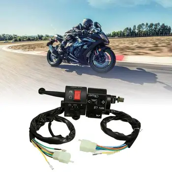 

2PCS Motorcycle Handlebar Lever Switch for Suzuki King GN125 Left Right Handlebar Headlight Switch Horn Starts Motobike Swiches