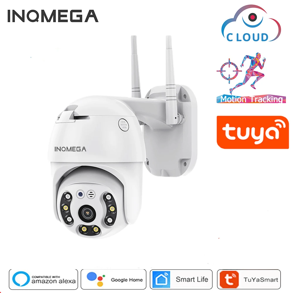 INQMEGA TUYA PTZ IP камера Открытый Wifi 1080P и 3MP беспроводная безопасности Видео