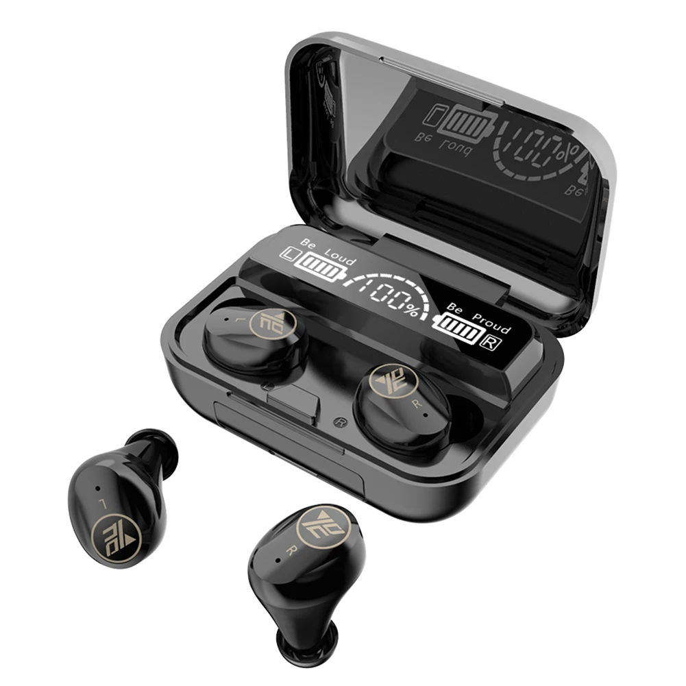Tws Wireless Earpiece Bluetooth 5 1M16 Led Display Touch Control Earphone With Charging Box Stereo Earplugs For smart phone