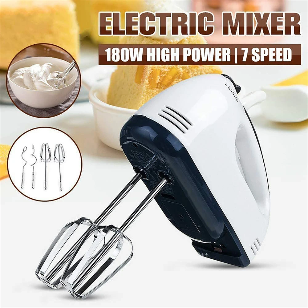 Automatic Mixer Electric Egg Beater Powerful Cake Baking Sticks 1 Pcs