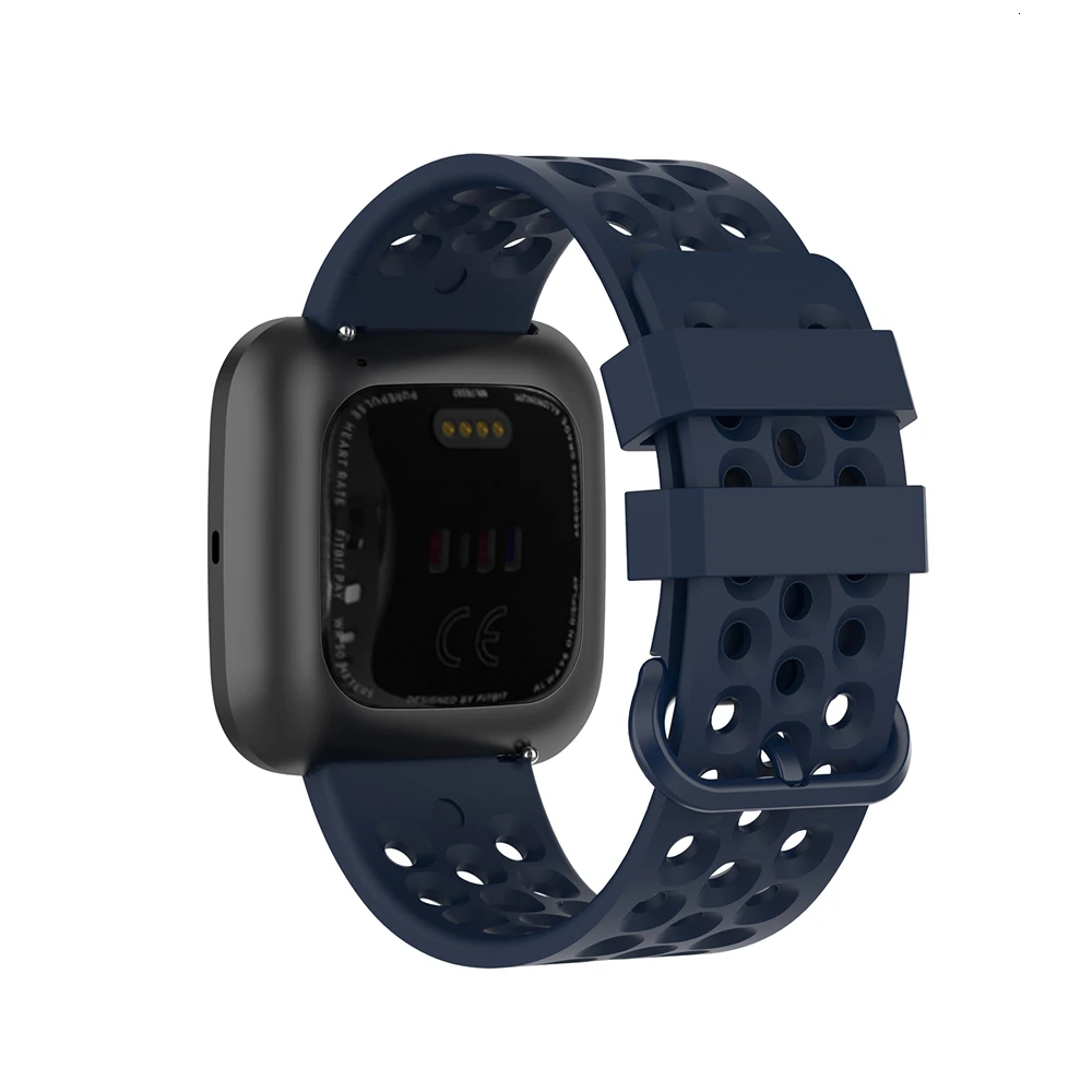 Сменный ремешок для Fitbit Versa 2, мягкий силиконовый водонепроницаемый ремешок на запястье, спортивные аксессуары, ремешок для Fitbit Versa/Versa 2, ремешок
