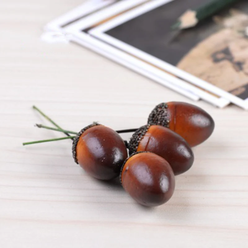 

Mini Pinecone False Pineal Fruit Squirrel Food Pine Cone Shoot Model Small Figurine Crafts Ornament Miniatures Decoration