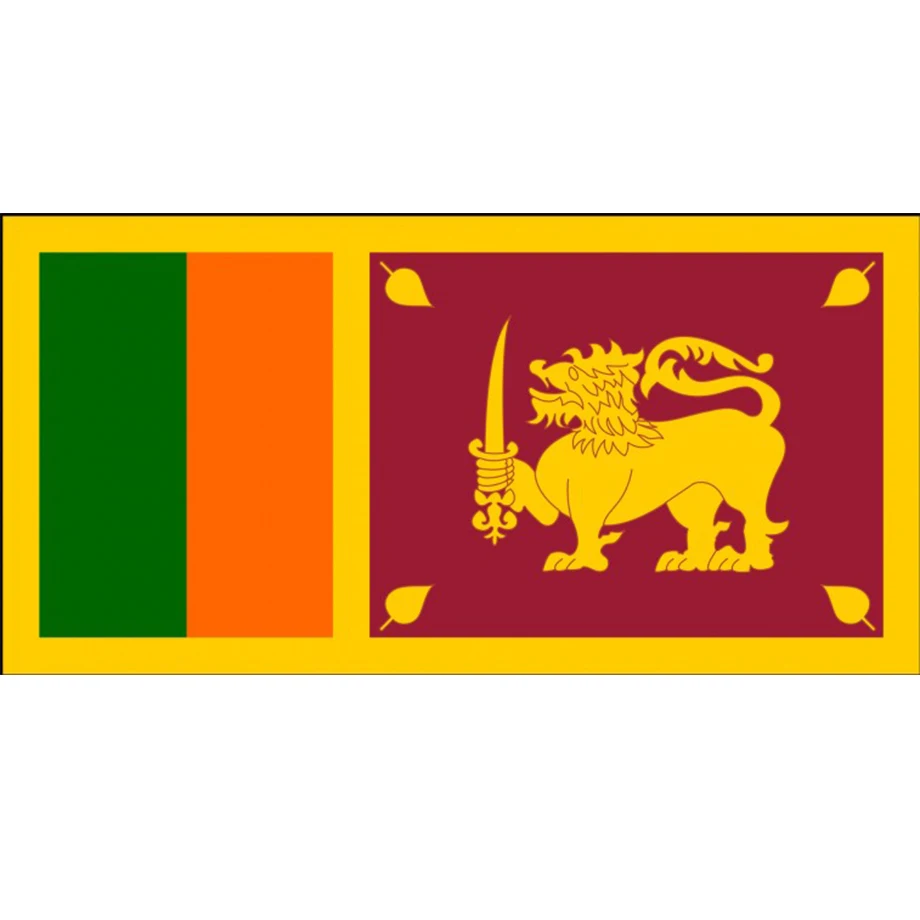 Sri Lanka National Flag Banner 3x5ft 2x3ft World Country Polyester free shipping | Дом и сад