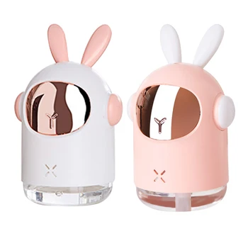 

Air Humidifier 350ml Rabbit Shape Oil Diffuser USB Humidifier Ultrasonic Air Humidifier With LED Night Lamp