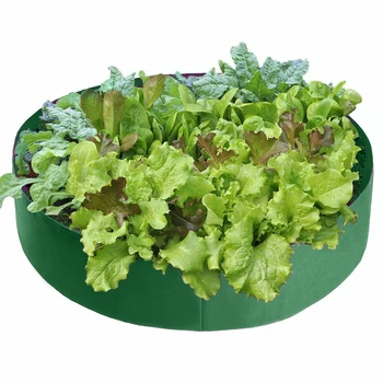 

15-100 Gallon Round Grow Bags Non-Woven Fabric Garden Planting Bags Breathable Pots Planter Root Pouch Container