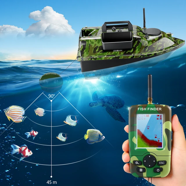 GPS Fishing Bait Boat Remote Control Bait Boat Fishfinder