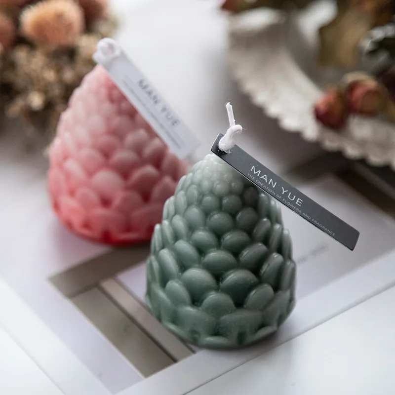 3D Pine Nuts Silicone Candle Mould for DIY Handmade Glue Wax Mold Creative Candles |
