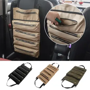 

Multifunctional Suspension Car Storage Bag Kit Portable Multi-layer Zippered Canvas Storage Bag For Products