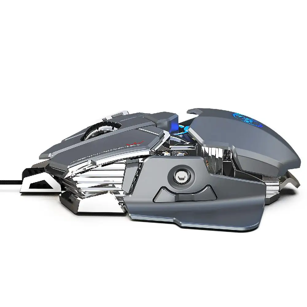 Проводная игровая мышь с регулируемым dpi 9Key, программируемая проводная мышь с разрешением макросъемки, мышь для геймеров, дыхательный светильник для компьютера, ноутбука