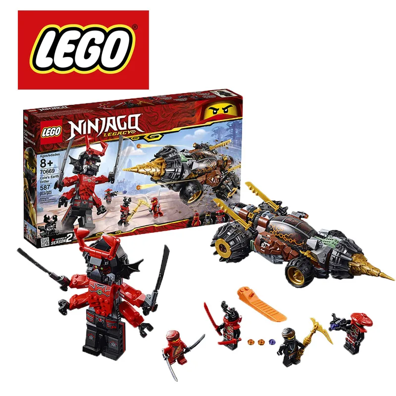 Строительный набор LEGO NINJAGO Legacy Cole's Earth Driller 70669 (587 шт.) строительные блоки сделай