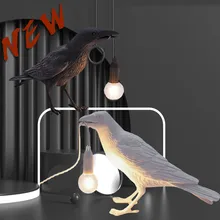 

Crow Lamp Italian Seletti Bird Light Lucky Bird Table Lamp Led Desk Lamp Bedroom Bedside Raven Lamp Home Fixture Wall Lamp Led