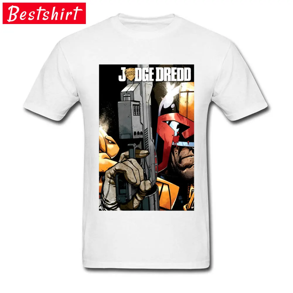 

JudgeDredd Movie Tshirts Instantion Judge Dredd Funny Anime Comic DC T Shirts Top Quality Streetwear Father Day Gift T Shirt Men