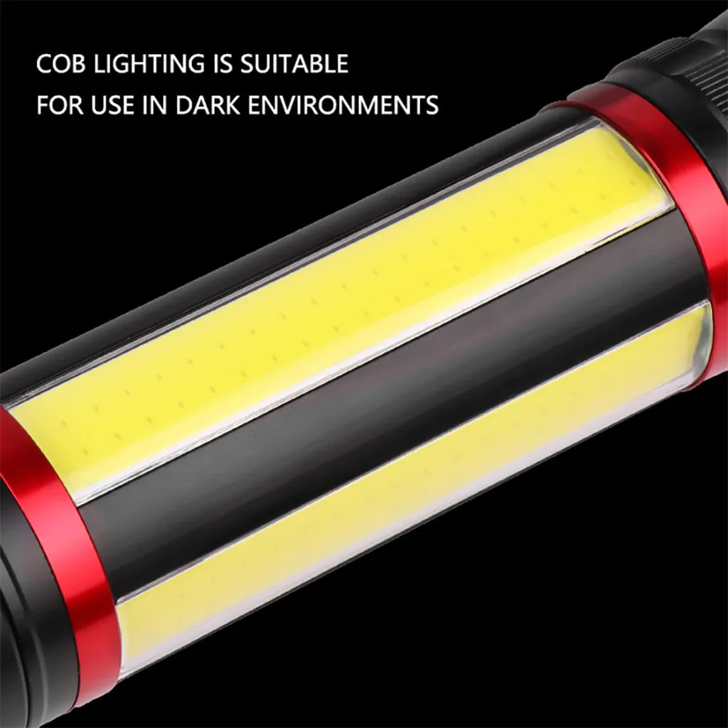 Светодиодный фонарь XHP70+ COB USB Перезаряжаемый водонепроницаемый фонарь ультра яркие Бытовые аксессуары Новые поступления