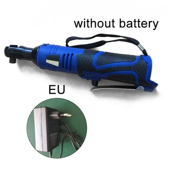 

Electric Wrench Ratchet Right Angle Cordless With Charger Power Motor Kit Tool