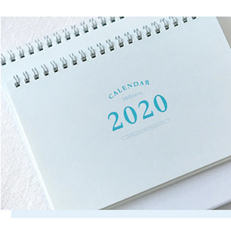 Настольный календарь, креативный простой стол, ежемесячный ежедневник,, офисные принадлежности, декоративный Органайзер, личная крафт-бумага - Цвет: bluelarge