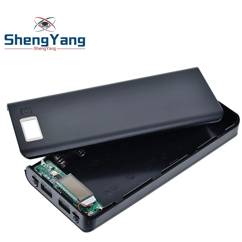 

8x18650 DIY Portable Battery Power Bank Shell Case Box LCD Display Powerbank Box For DIY KIT Powerbank 18650