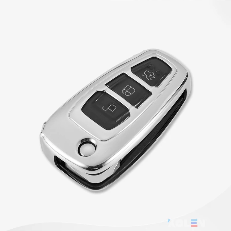 Molle di TPU Auto Pieghevole Della Copertura Della Cassa Chiave Per Ford Focus 2 3 MK2 MK3 ST RS Ecosport Ranger C-max S-Max Fuga Fuga Fiesta Supporto Borsette - H5782632ec0a640b6944e4448180dc5e9i