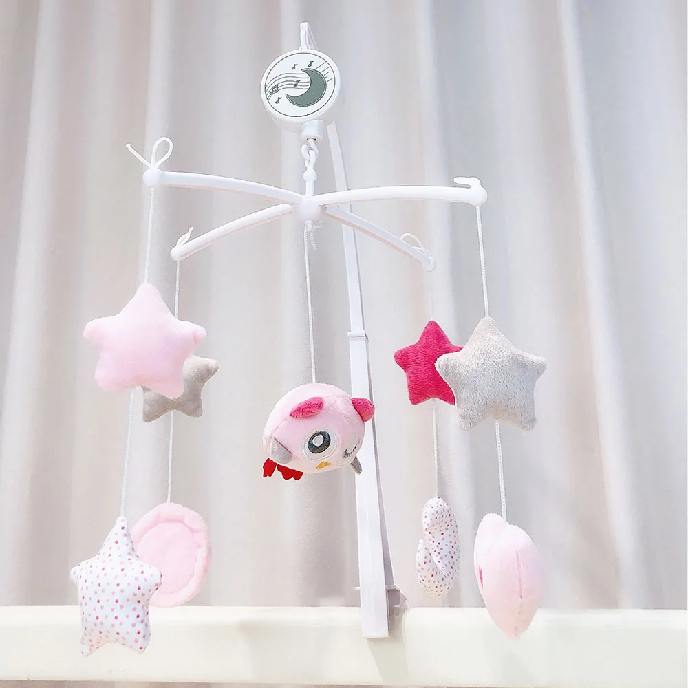Baby Crib Mobiles Rattles Bed Bell Cartoon Music Educational Toys