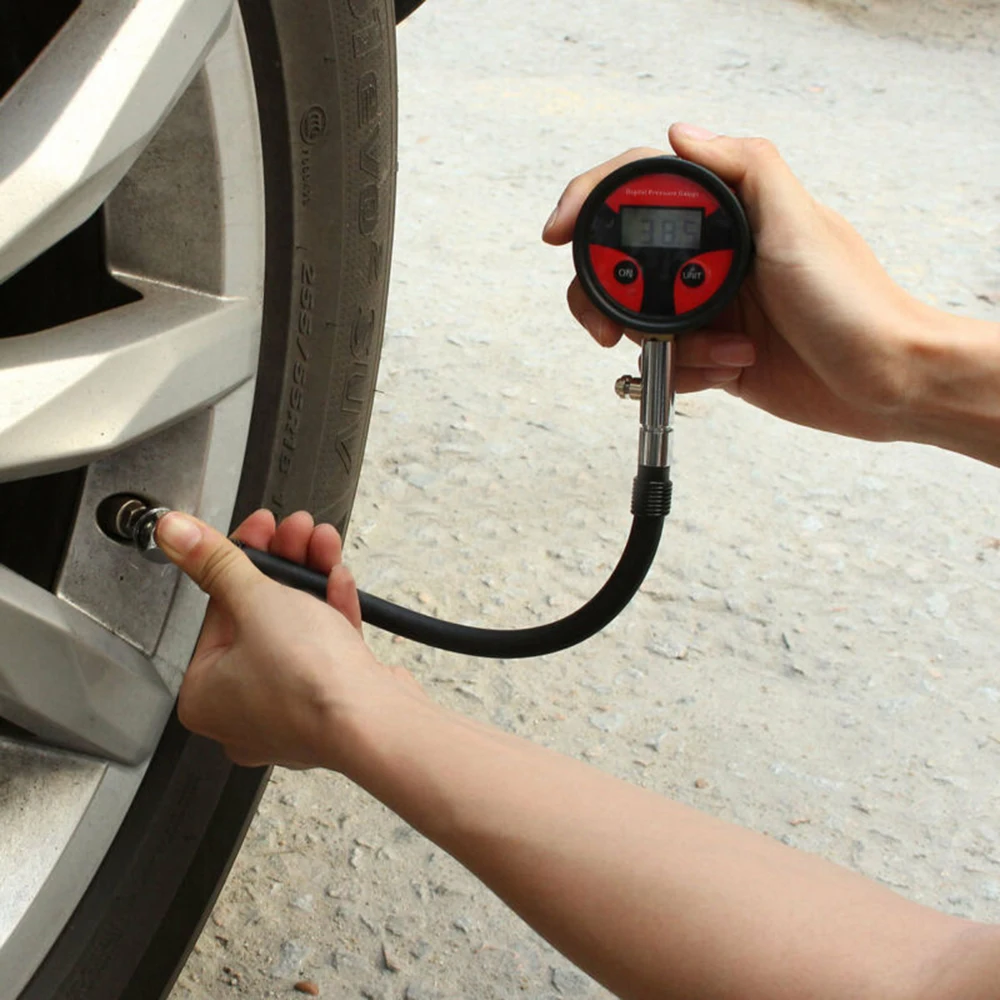 0-200PSI автомобильный Грузовик Авто Мотор цифровой датчик давления воздуха в шинах тестер ЖК-дисплей прочный и практичный, высококачественный