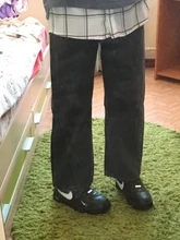 Vaqueros de cintura alta para mujer, Pantalones rectos de pierna ancha a la moda, holgados, cómodos, informales, ropa de mezclilla, pantalones bombachos