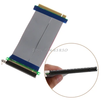 

PCI-E 16X to 16X Riser Extender Card Adapter PCIe 16X PCI Express Flexible Cable