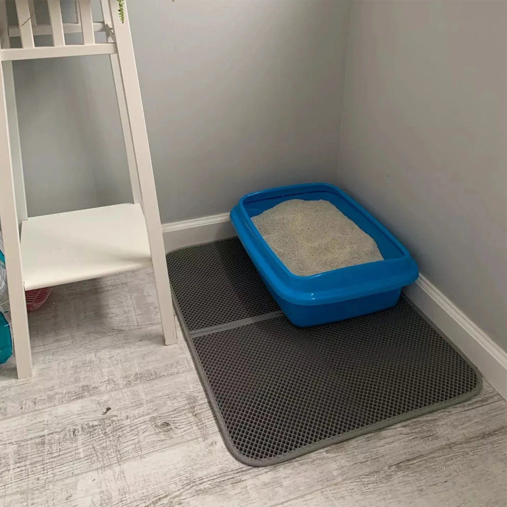 EVA Gato alfombra de cama doble capa impermeable gato captura Gato s caja de limpia de productos para artículos para gatos
