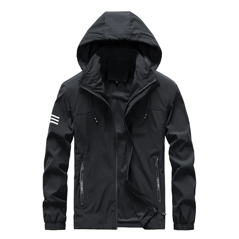 

Men Waterproof Military Jacket Clothes Casual Men's Men Casual Windbreaker Jackets Mens Breathable Hooded Outdoor Coats