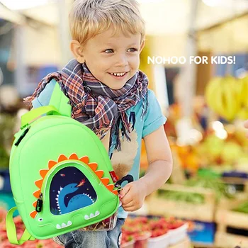 

NOHOO Children's School Bag 3-5-Year-Old Men And Women Baby Kindergarten Backpack Environmentally Friendly Space Cotton Student
