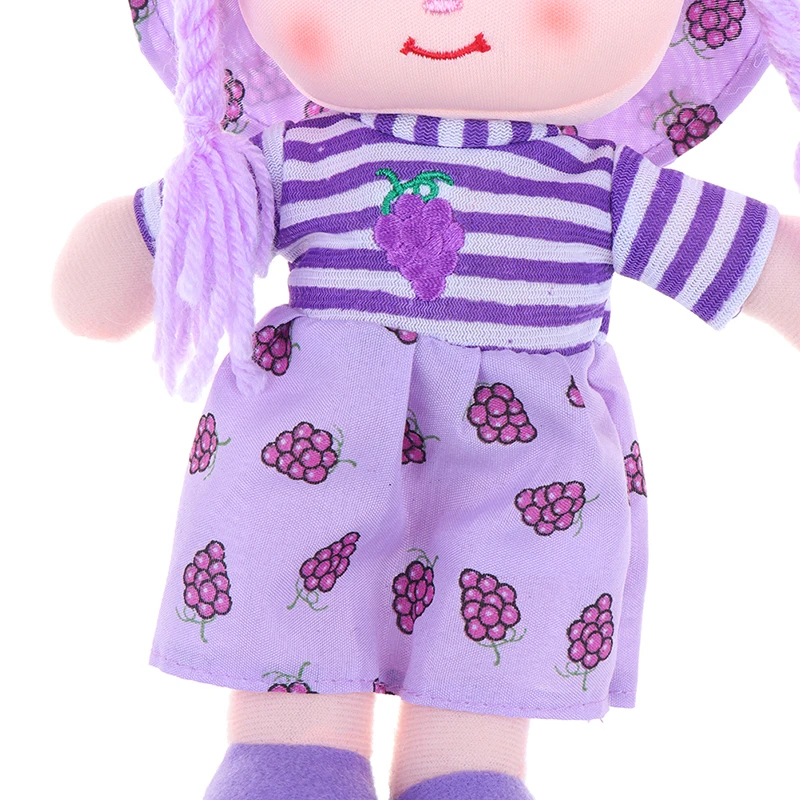 Девочки 25 см мультфильм kawaii фрукты юбка шляпа Тряпичные куклы Мягкая Милая ткань stuffe игрушка