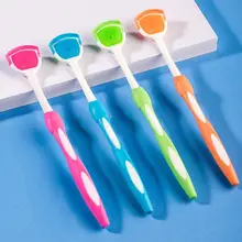 

New Tongue Brush Tongue Cleaner Scraper Cleaning Tongue Breath Hygiene Fresh Keep Scraper for oral Y6D7