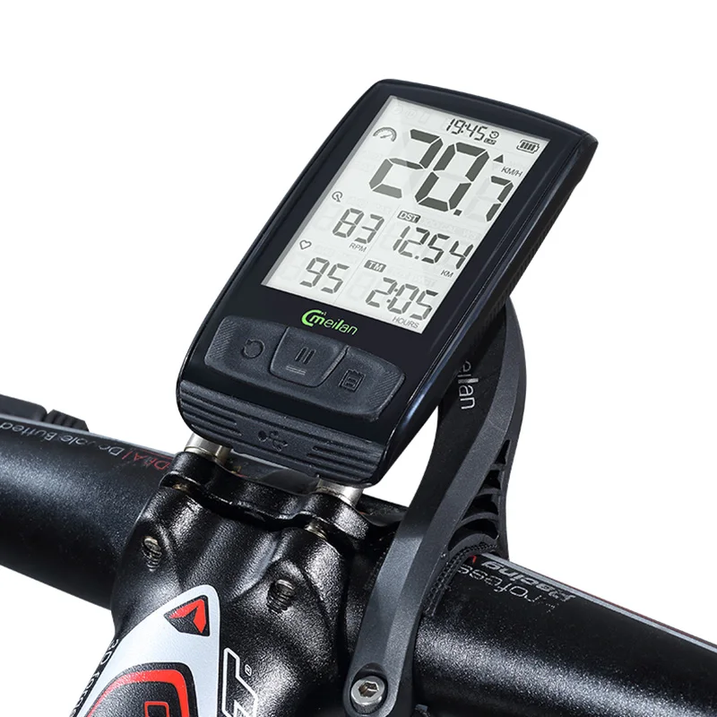 

Meilan M4 Bicycle Computer Bluetooth Wireless Bike Computer Cycling Odometer Cycling Speedometer Waterproof Stopwatch