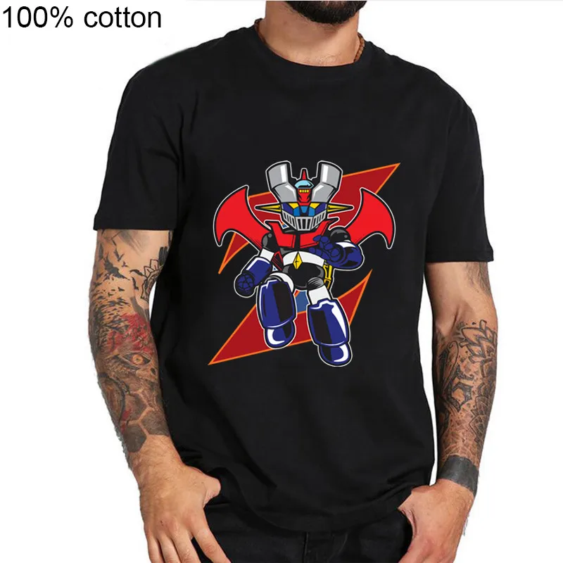 Мужские ретро-футболки Mazinger Z с героями 2020 японская мультяшная рубашка Infinity 90s