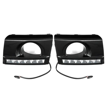 

2Pcs LED DRL Daytime Running Lights for Hyundai Tucson 2009-2015 Positive White Light Accessories
