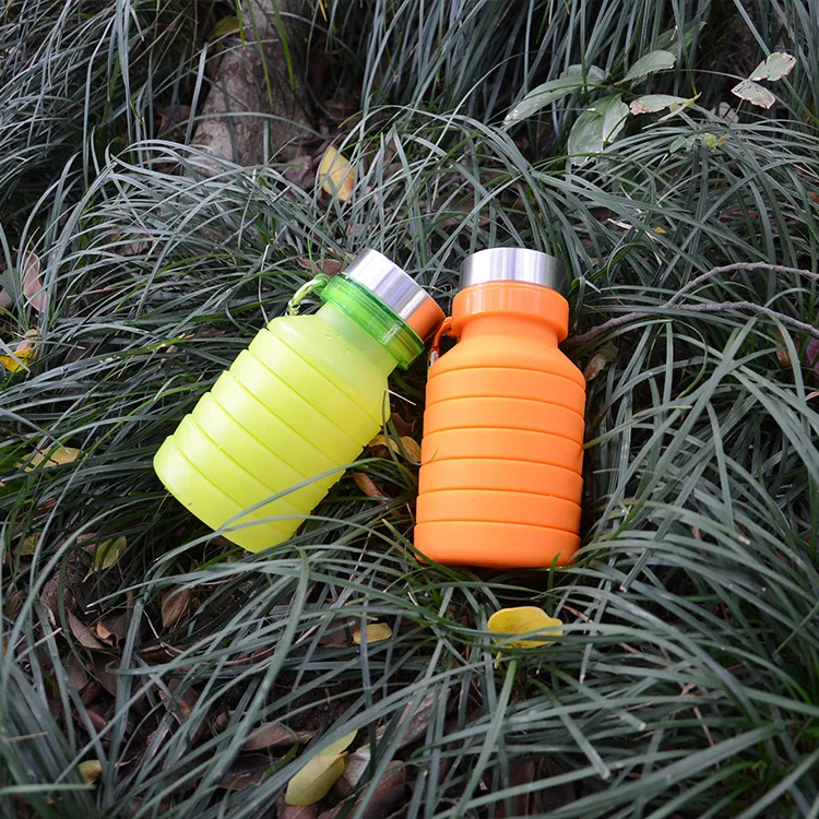 

Shenzhen Factory Silicone Cup for Water Sports Foldable Large Capacity Telescopic Silica Gel Adult Portable Cup Outdoor Kettle