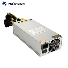 high efficiency Block Chain 2500W 2400W high-power computer power supply gpu server psu 10x6pin cable