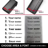 Baellerry kopertówka męska duża pojemność mężczyźni portfele kieszeń na telefon komórkowy Passcard kieszeń wysokiej jakości portfel wielofunkcyjny dla mężczyzn 6