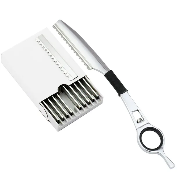 univinlions thinning razor blade straight salon hairdressing razor stick hair cutter rotary barber hair cutting knife thinner 1