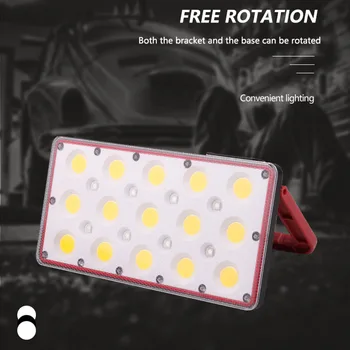 

500lm 10W Led Work Light Camping Lamp Portable Floodlight Outdoor Flashlight for Caring Personal Cars Decorations