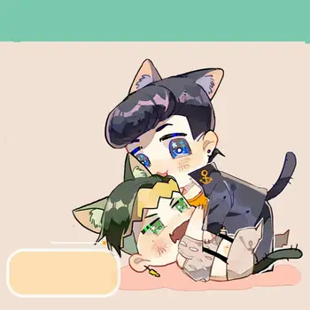 

JoJo's Bizarre Adventure Rohan Kishibe Higashikata Josuke Couples Keychain Strap