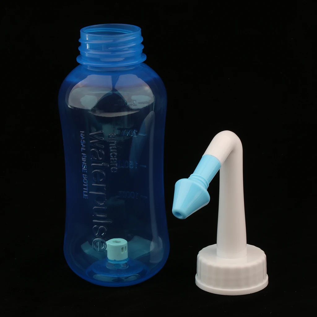 Travel Adults Kids Nasal Rinse Wash Nose Clean Irrigator Neti Pot Bottle
