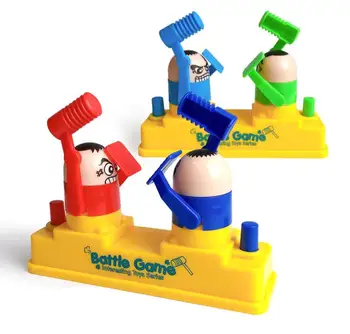 

Creative Double Battle Board Game Toy Stress Rescuing Interactive Games Hammer Hiding Game for Children Party Toy Gift 2682