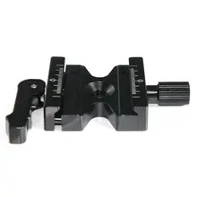 Tripod ball head dslr Camera mount adapter Adjustable Knob clamp Arca Swiss Double Lock Quick Release clip plate Clamp 21mm ultra slim metal panoramic panorama head quick release plate for arca swiss rrs kirk sunwayfoto camera tripod ball head