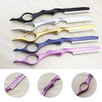 

Sharp Barber Hair Razors Stainless Steel Hair Cutting Shaver Hairdressing Thinning Knife Blade for Home Used Professional Paint