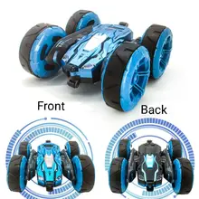 2,4G RC автомобиль двухсторонний Stun автомобиль 360 градусов вращающиеся огни беговые подвижная автомобильная игрушки-модели Подарочные для детей