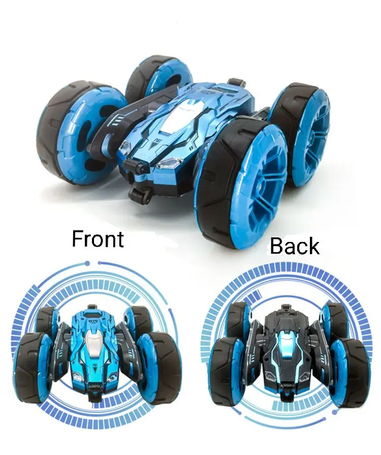 2.4G RC Car Double-sided Stun Vehicle 360 Degrees Rotating Lights Cross-country Climbing Model Toys Gifts for Children | Игрушки и хобби